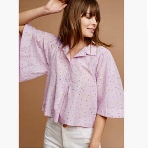 Anthropologie Maeve Eliot Popover blouse